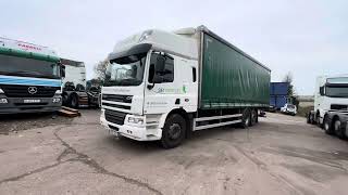 2013 DAF CF 75 curtainsider [upl. by Rodl]