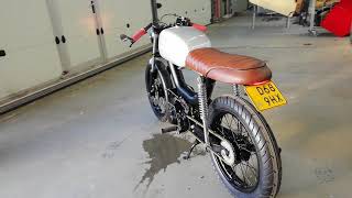 Tomos revival cafe racer build [upl. by Dloreh850]