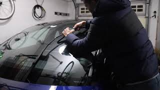 How to change your windshield wipers Tesla Model 3 and Y [upl. by Herv731]