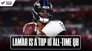 Lamar Jackson is already a Top 10 alltime quarterback  Inside Coverage [upl. by Kessiah]