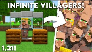 Villager breeder 121 bedrock  the EASIEST EVER [upl. by Senilec983]