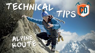 Technical Tips For Climbing The Cosmiques Arete  Climbing Daily Ep1752 [upl. by Hcra]