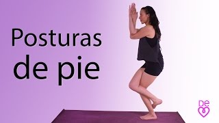 Yoga Posturas de pie  Maryan Rojas [upl. by Narad705]