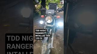 HONDA TMX CX125  TDD NIGHT RANGER 8 MODES honda hondamotorcycles shortsvideo short shortvideo [upl. by Inanuah955]