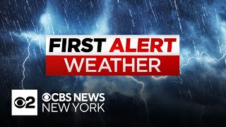 First Alert Forecast When will heavy rain calm down in New York [upl. by Deden]