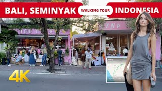 SEMINYAK BALI Indonesia 🇮🇩 Bali 2023 WALKING TOUR [upl. by Rosenthal790]