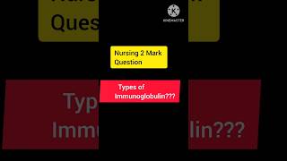 Types of immunoglobulinimmunoglobulinsimmunoglobulinnursingstudentnursingdrmgruniversity [upl. by Araf]