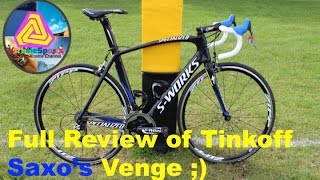 Full Review Of The Tinkoff Saxo Specialized SWorks Venge [upl. by Payne]