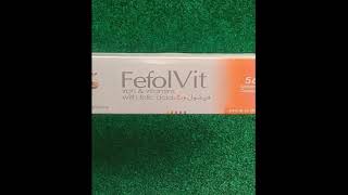 Fefolvit Capsule Benefits In Urdu  Fefolvit Capsule In Pregnancy shorts fefolvit shorts [upl. by Atinnod]