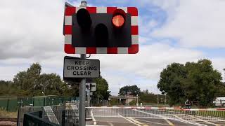 Nether Poppleton Level Crossing  North Yorkshire [upl. by Olympium283]