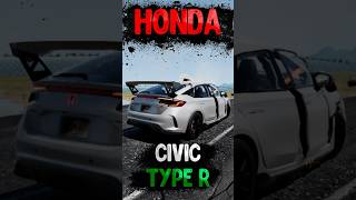 40 HONDA Civic Type R crash test  BeamNGdrive [upl. by Ikin]