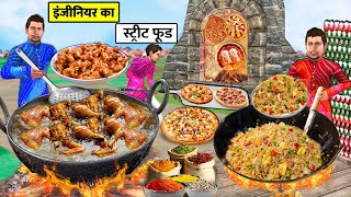 Bangalore Software Engineer Street Food Fried Rice Chicken Pakoda Pizza Hindi Kahani Moral Stories [upl. by Kelli]