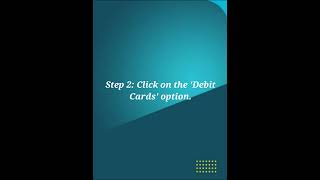 Generate SBI Debit Card PIN through Internet Banking [upl. by Eilama]