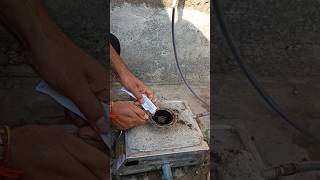 Waste Oil Stove 🔥wasteoilburner wasteoilstove usedoilstove shorts viralshorts [upl. by Gairc]