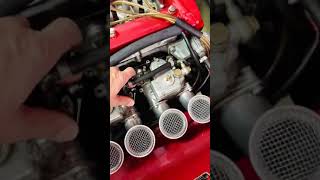 Alfa Romeo Bertone 2000 GTV engine weber sound [upl. by Wrdna463]