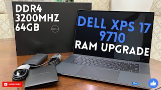 Dell XPS 17  9710  RAM Upgrade 16GB to 64GB RealTime [upl. by Akineg]