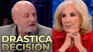 La DRÁSTICA decisión que tomó Campanella respecto a opinar de política que dejó perpleja a Mirtha [upl. by Steere]