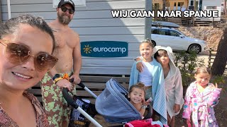 VAKANTIE NAAR SPANJE COSTA BRAVA 🇪🇸 VERTREK EN AANKOMST europareis eurocamp [upl. by Nnaillij57]