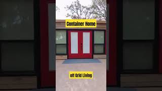 Container Cabin Off Grid Livingcontainerhomeshippingcontainerhometinyhomealternativehousing [upl. by Nalaf]