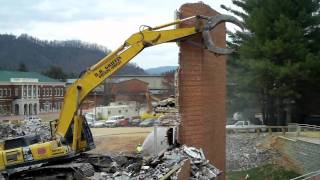 The Destruction of Leatherwood Dormitory at WCU [upl. by Israeli]