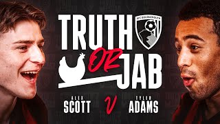 Tyler Adams and Alex Scott get KNOCKED OUT by the spice of hot wings  Truth or Jab Episode Two [upl. by Atinev]