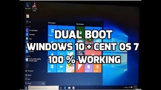 How to Dual Boot CentOS 7 amp Windows 10 [upl. by Karin194]