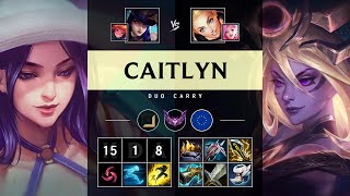 Caitlyn ADC vs Lux Triple Kill Legendary  EUW Master Patch 1419 [upl. by Icat427]