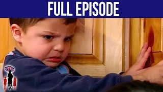 Mom puts little kid out of the house  The Harmony Family  FULL EPISODE  Supernanny USA [upl. by Asor]