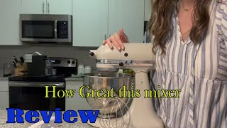 Artisan KitchenAid Stand Mixer Review  How Great this mixer [upl. by Dirraj]