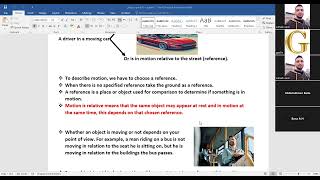 physics grade 8chapter1 session 1 [upl. by Gautea597]