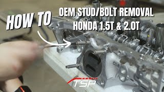 Removing amp Replacing Your OEM Studs or Bolts  Honda 15T amp 20T [upl. by Aisset]