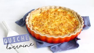 RECEPT Quiche Lorraine  LEKKER EN SIMPEL [upl. by Sihun569]