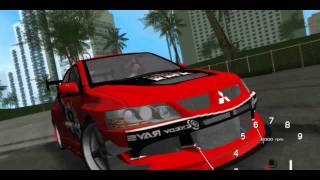 Mitsubishi Lancer Evo VIII Tokyo Drift for GTA Vice City [upl. by Trebreh]