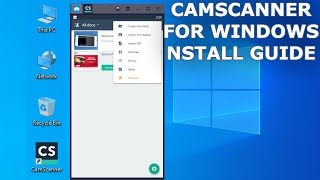 How to Install CamScanner on Windows 2019 Guide [upl. by Pomfrey]