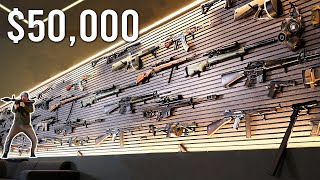 Silos Secret Underground Gun Bunker 50000 worth of Airsoft Guns [upl. by Enirol535]