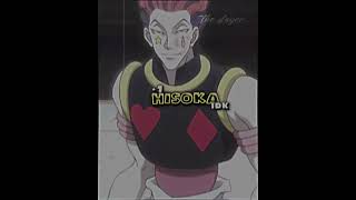 Rhxhd part 1 Hisoka vs Chrollo wisedit viralvideo viralshorts hunterxhunter wisediting [upl. by Akinar]