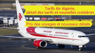 Samir Shaabneh Tarifs Air Algérie détail des tarifs et nouvelles croisières [upl. by Olram879]