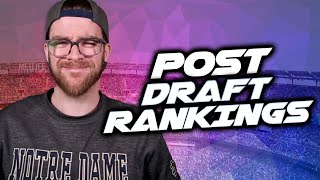 TOP 48 SUPERFLEX DYNASTY ROOKIE RANKINGS After The 2024 NFL Draft  Fantasy Football Sleepers [upl. by Oilalue218]