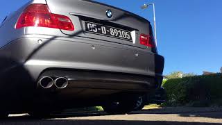 BMW E46 325Ci Rear Muffler Delete [upl. by Elwira]