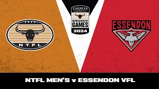 NTFL Mens v Essendon VFL 2024 Cazalys Representative Match [upl. by Neeluj]