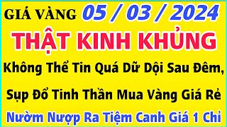 Giá vàng hôm nay 9999 ngày 532024  GIÁ VÀNG MỚI NHẤT  Xem bảng giá vàng SJC 9999 24K 18K 10K [upl. by Frulla193]