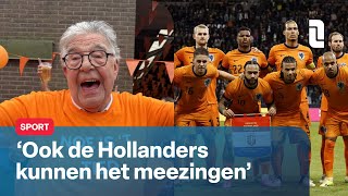 Oranjelied met Frans Theunisz Hoop op een klein hitje 🧡🎤  L1 Nieuws [upl. by Devona]