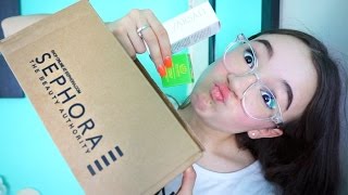 Sephora HAUL 2017 FionaFrills Vlogs [upl. by Nerral]