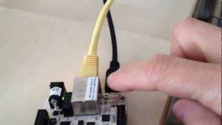 Beaglebone Starterware EtherCAT MotionDemo [upl. by Ahsitneuq]