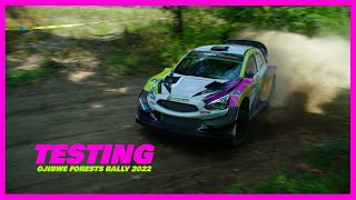 Ojibwe Forests Rally 2022 Testing [upl. by Hock]