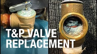 How to Fix Replace Water Heater Broken TampP Valve  Watts 100XL to Cash Acme Install New TampP Valve [upl. by Oyam350]