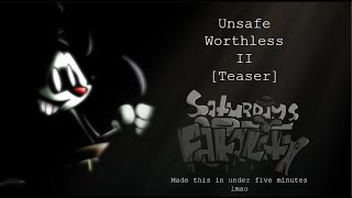 Unsafe Worthlessness II  Saturday Fatality Official Teaser [upl. by Hugues832]