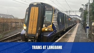 Some trains at Langbank amp Bishopton [upl. by Fendig]