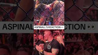 Aspinall reacts to Jones beating Miocic at UFC309 👀 [upl. by Marr]