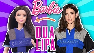 💖 BARBIE imita OUTFITS de DUA LIPA 👩🏻  Juguetes y Transformaciones Fantásticas [upl. by Dulcine]